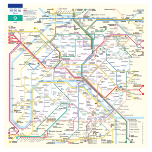 Plan du métro RATP